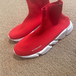 Balenciaga Red Sock Sneakers
